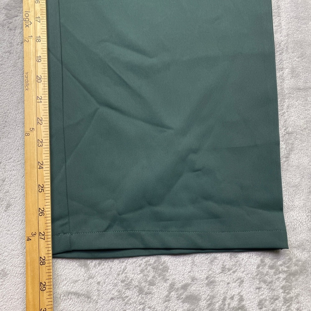 Halara Womens Forest Green High Waisted Wide Leg Pleated Trousers XL NWT - Picture 4 of 9